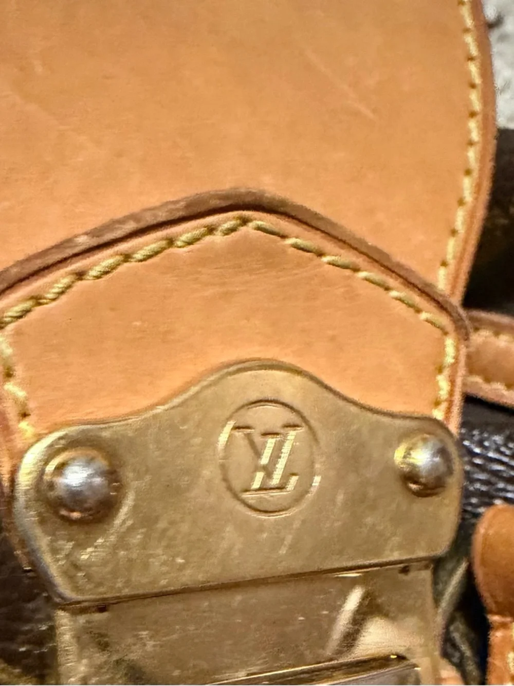 Authentic Louis Vuitton Classic Brown Monogram Stresa Women's Shoulder Bag AS IS - Picture 8 of 15